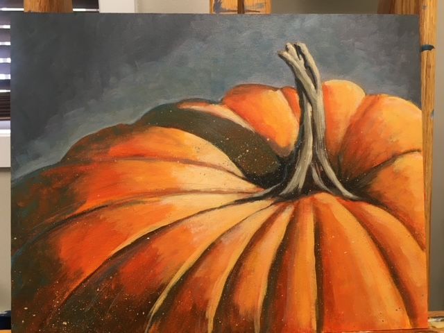 Pumpkin Canvas Paint with Tom Jones