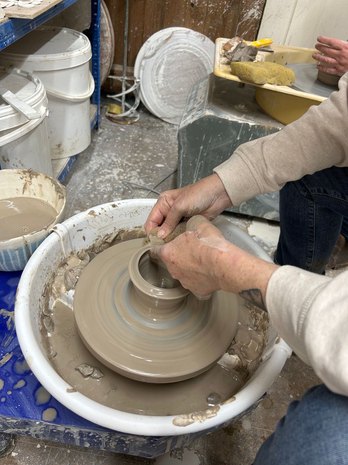 Taster Pottery Throwing Morning 