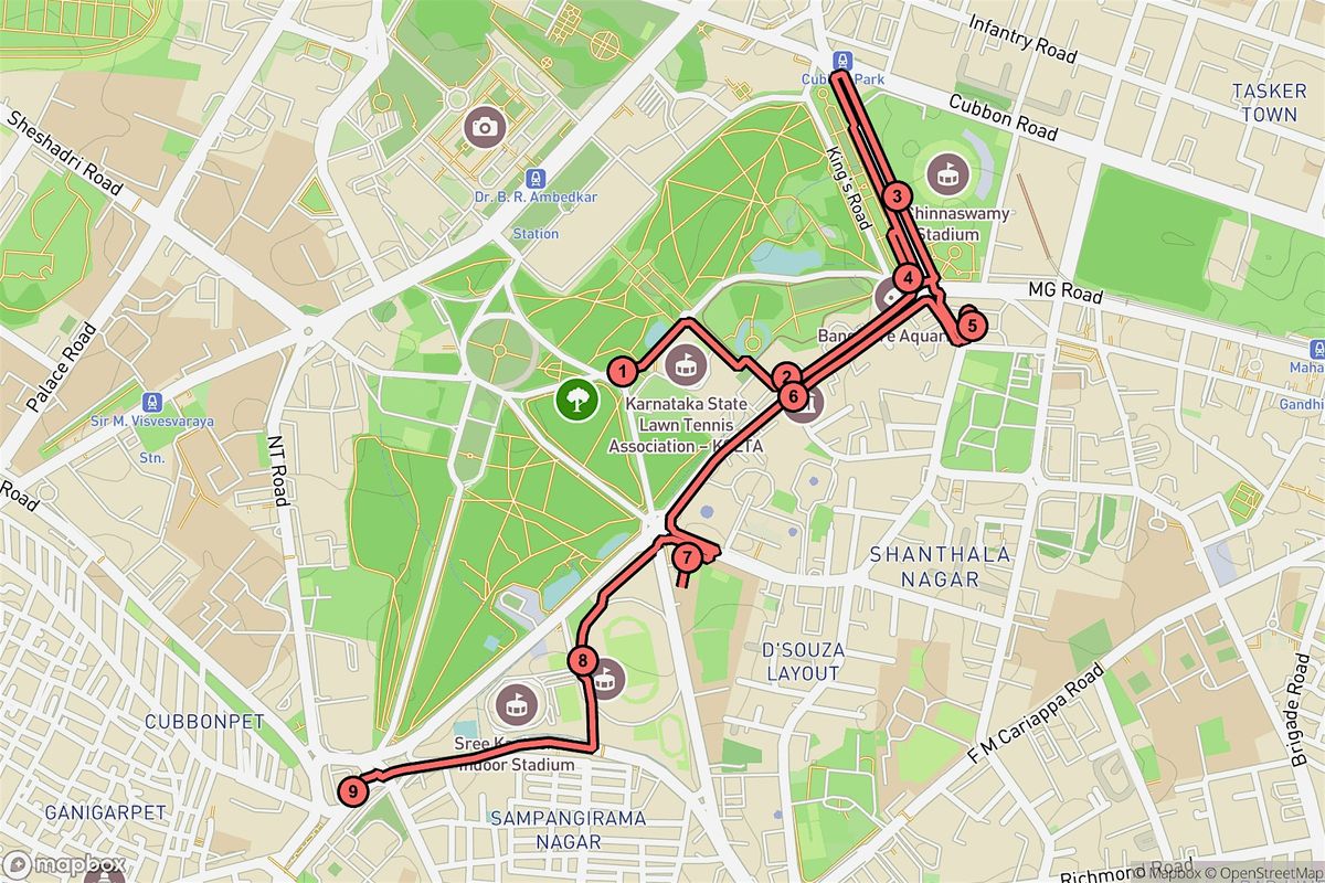 Bangalore Audio Tour: Bangalore's Stadiums, Sanctuaries, and Spectacles