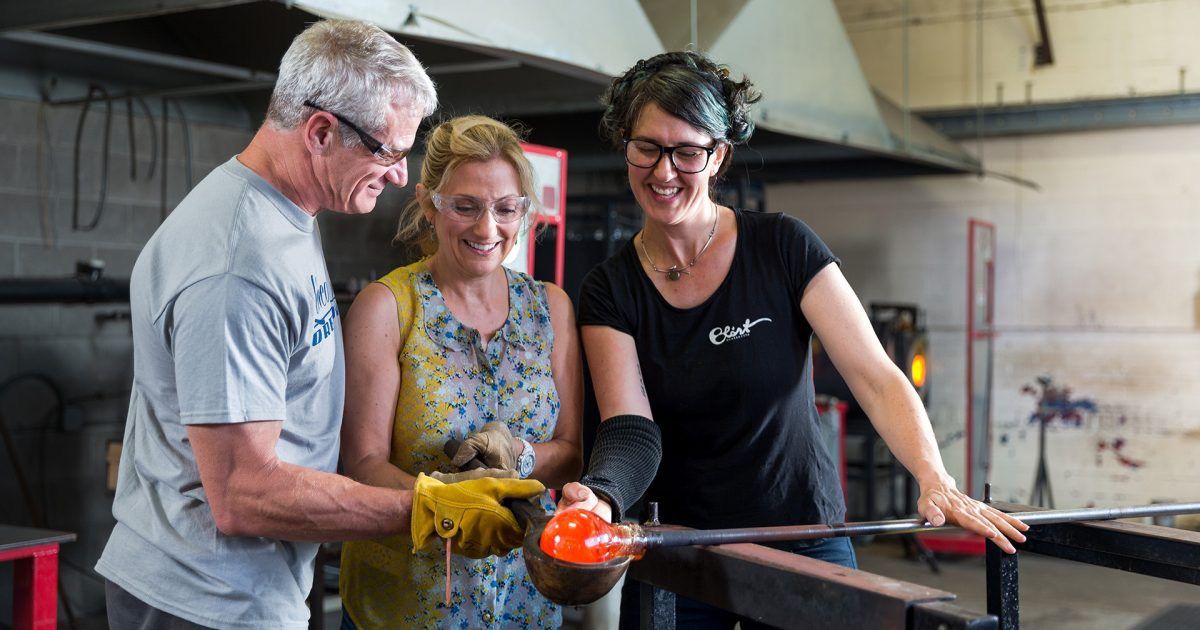 Into to Glass Blowing: Christmas Ornaments!