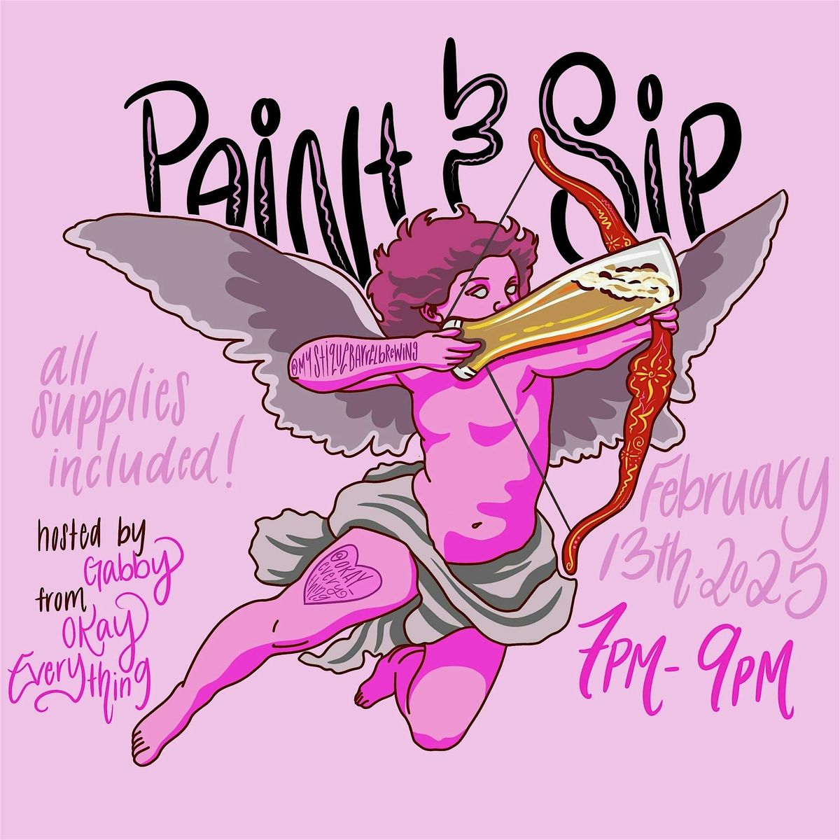 Mystique x OKE Paint & Sip - Valentine's Day!