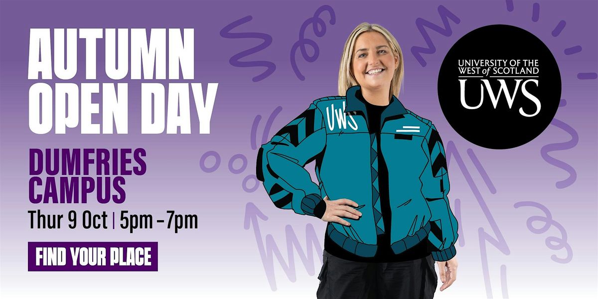UWS Autumn Open Day - Dumfries Campus