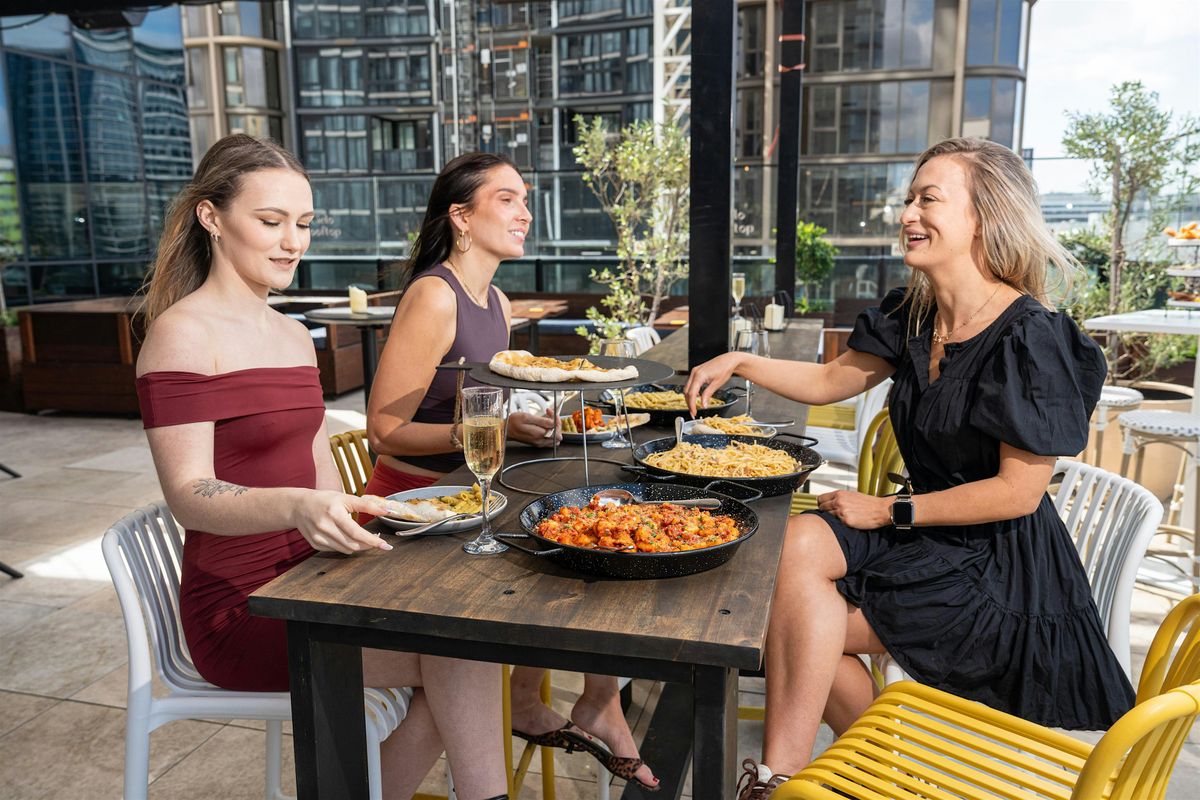 Bottomless Cocktails and Carbs Rooftop Bar Festa