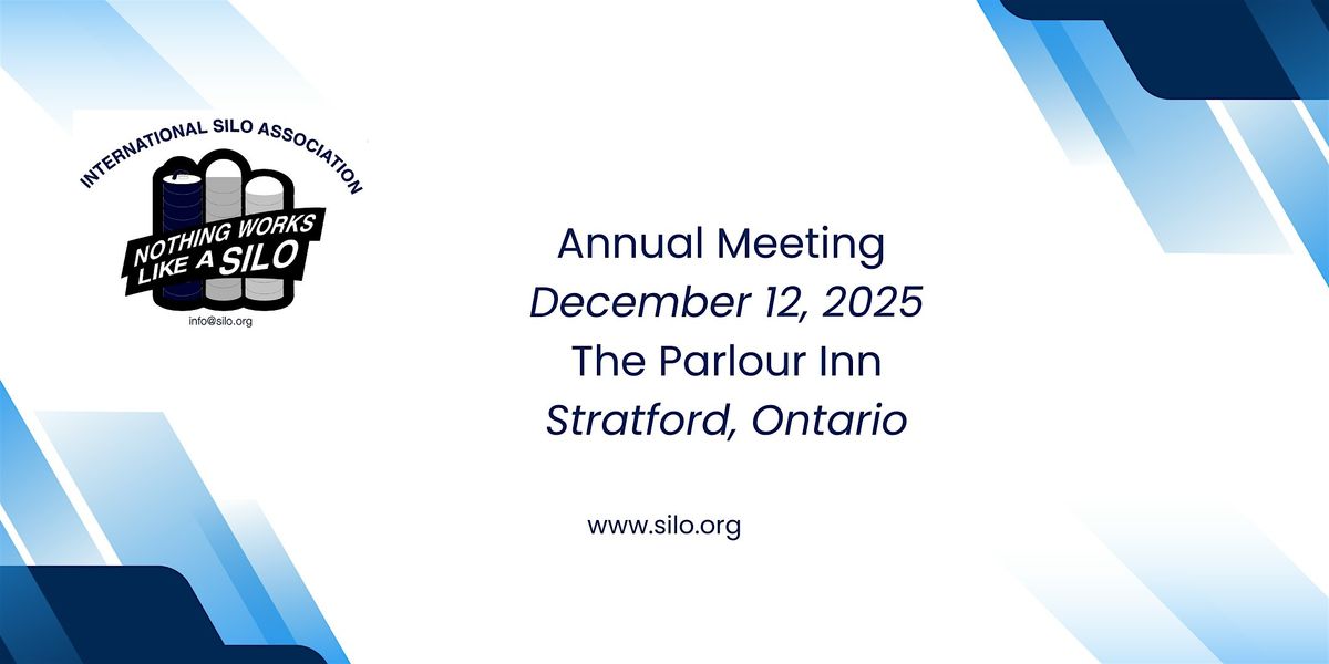 ISA Annual Meeting - Ontario Canada