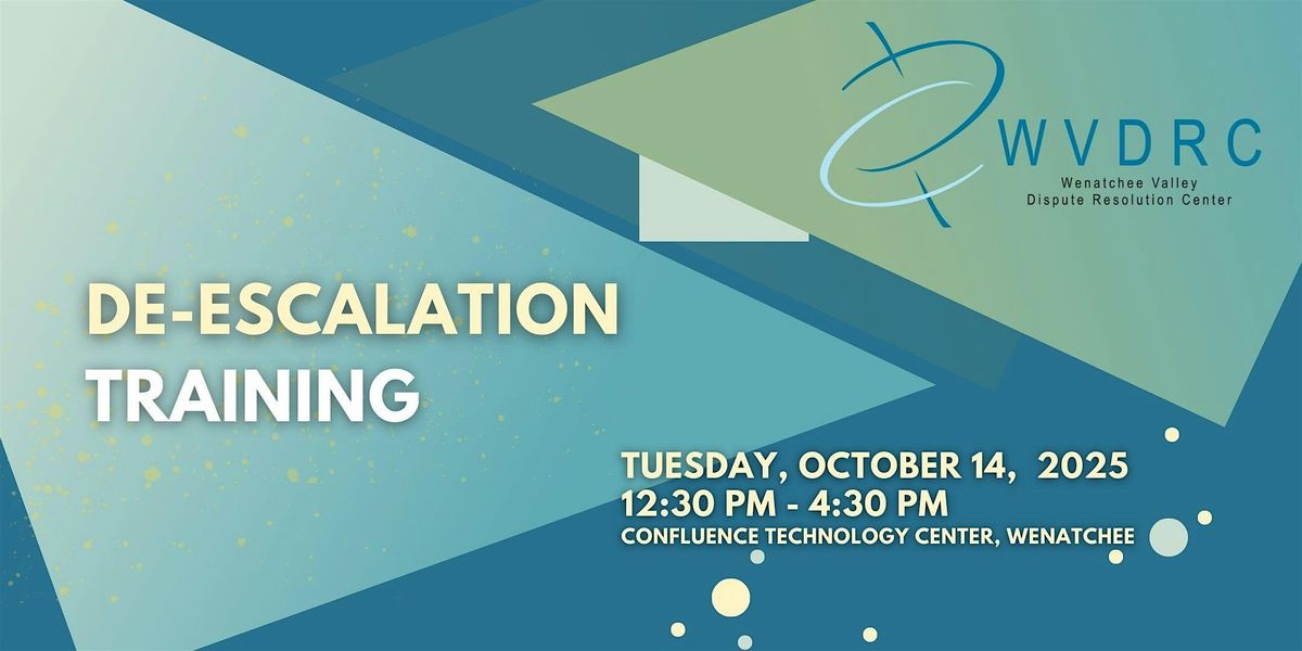De-Escalation Training October 14, 2025
