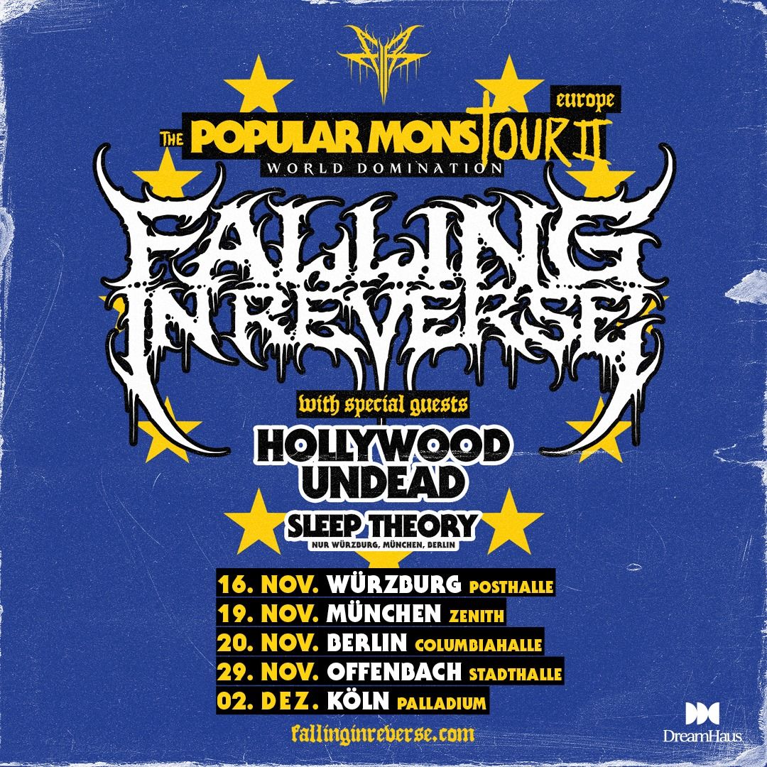 Falling in Reverse - The Popular MonsTOUR II | W\u00fcrzburg