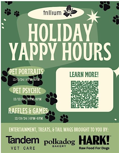 Seaport Trillium X Tandem Vet X Hark Holiday Yappy Hour