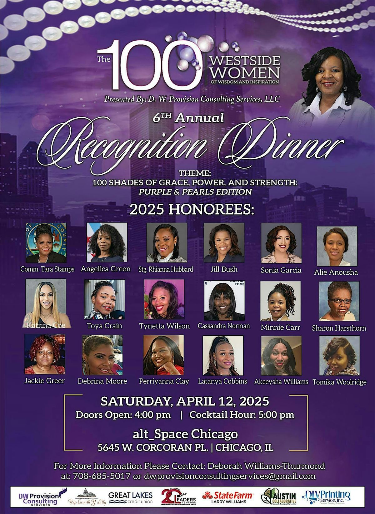 6TH Annual Recognition Dinner of The 100 Westside Women