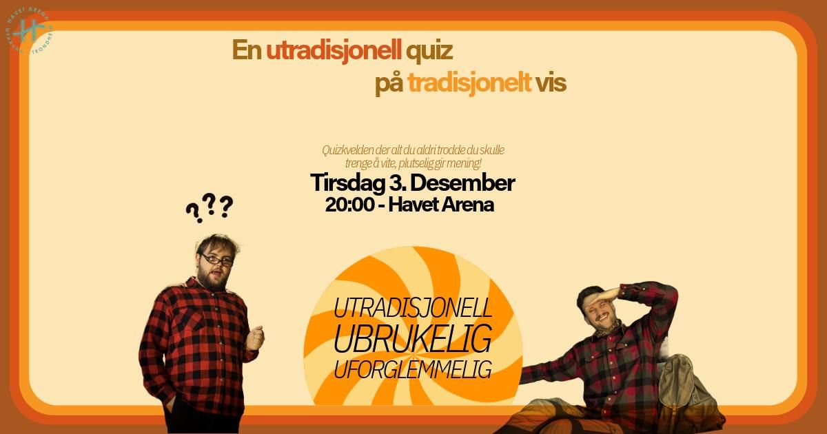 Havet presenterer: En utradisjonell quiz p\u00e5 tradisjonelt vis