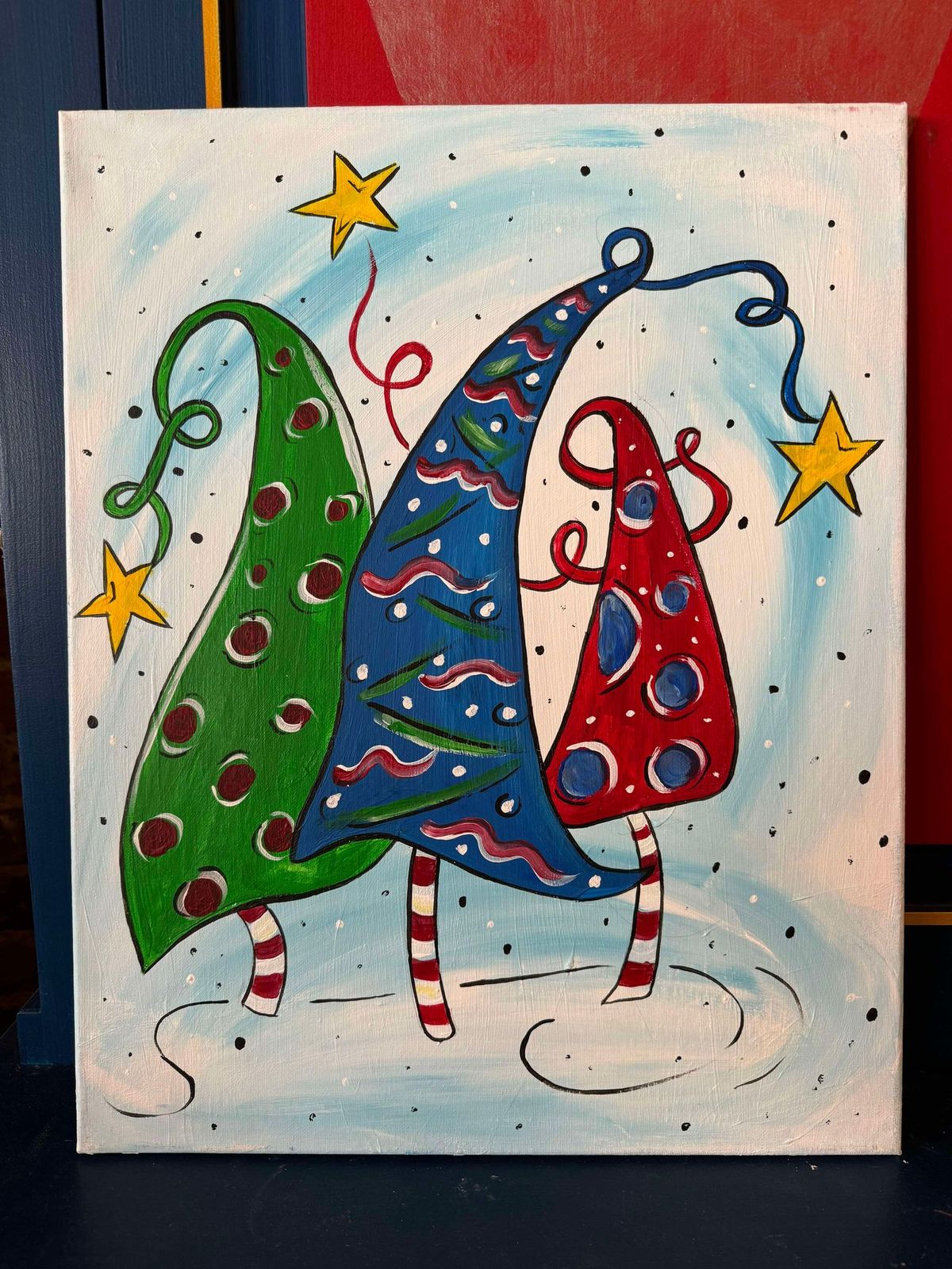 Jolly Trees Canvas Class