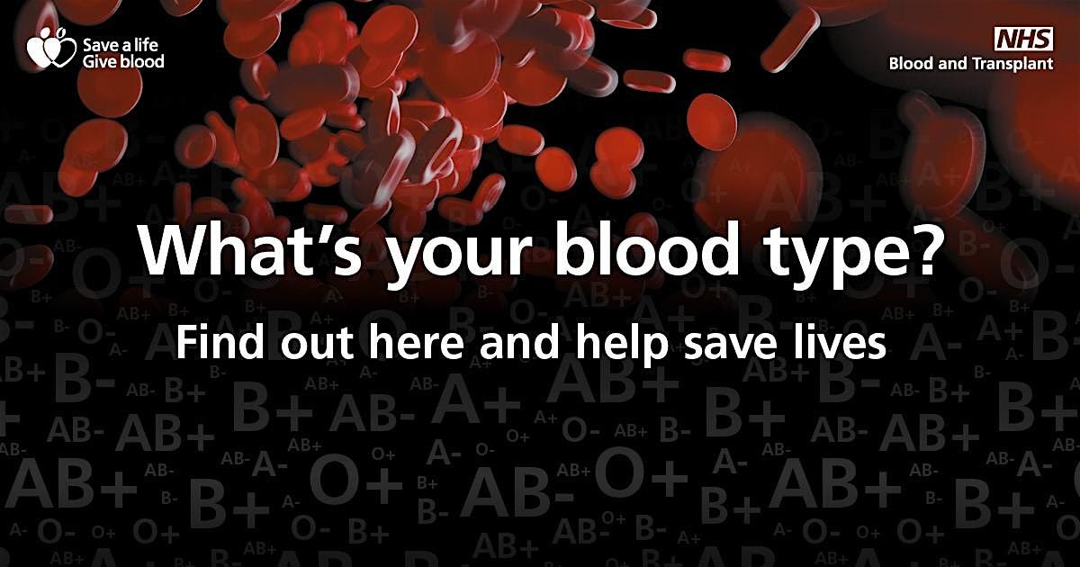 NHSBT -  What's your Blood type? Pop up shop - Wolverhampton