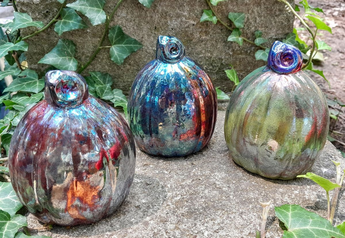 Friday Night Raku at the Studio- Pumpkins 10\/11!