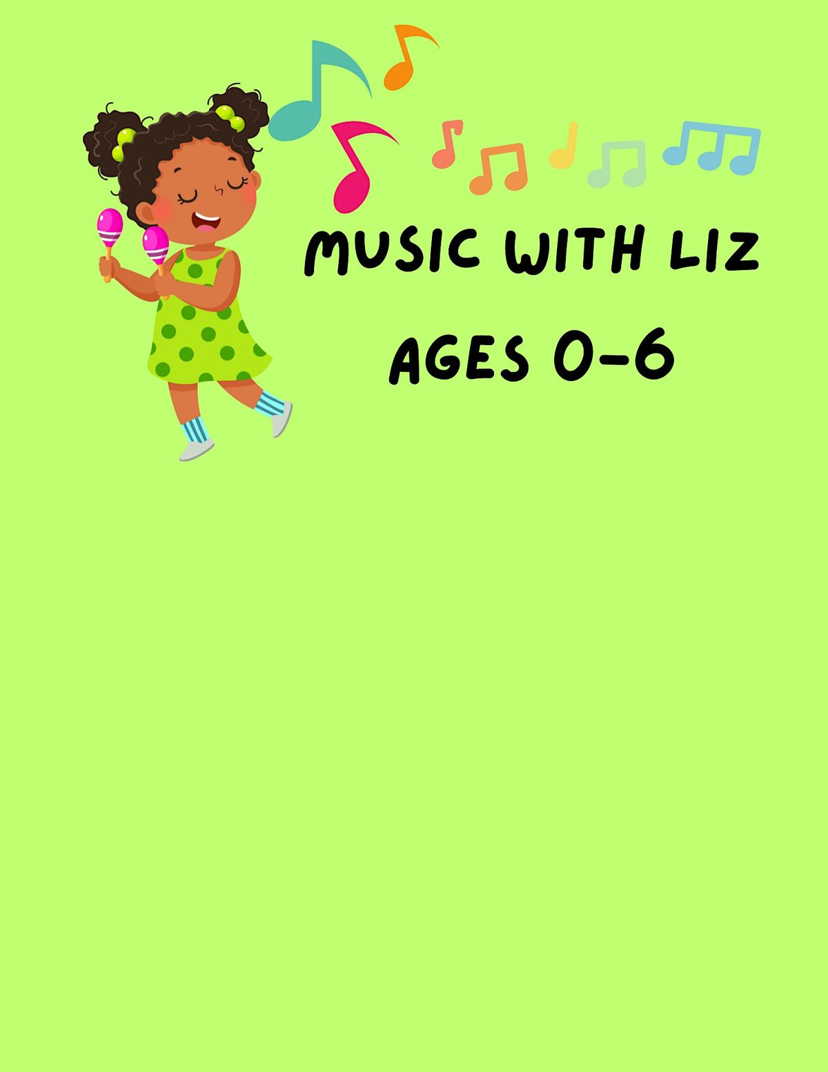 Music with Liz: ages 0-6