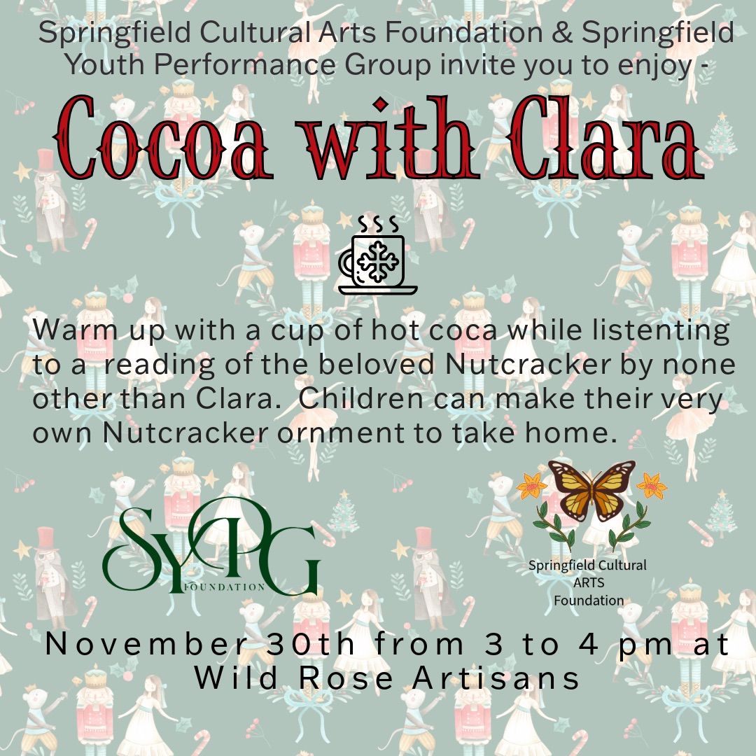 SYPG & Springfield Cultural Arts Foundation present Hot Cocoa with Clara