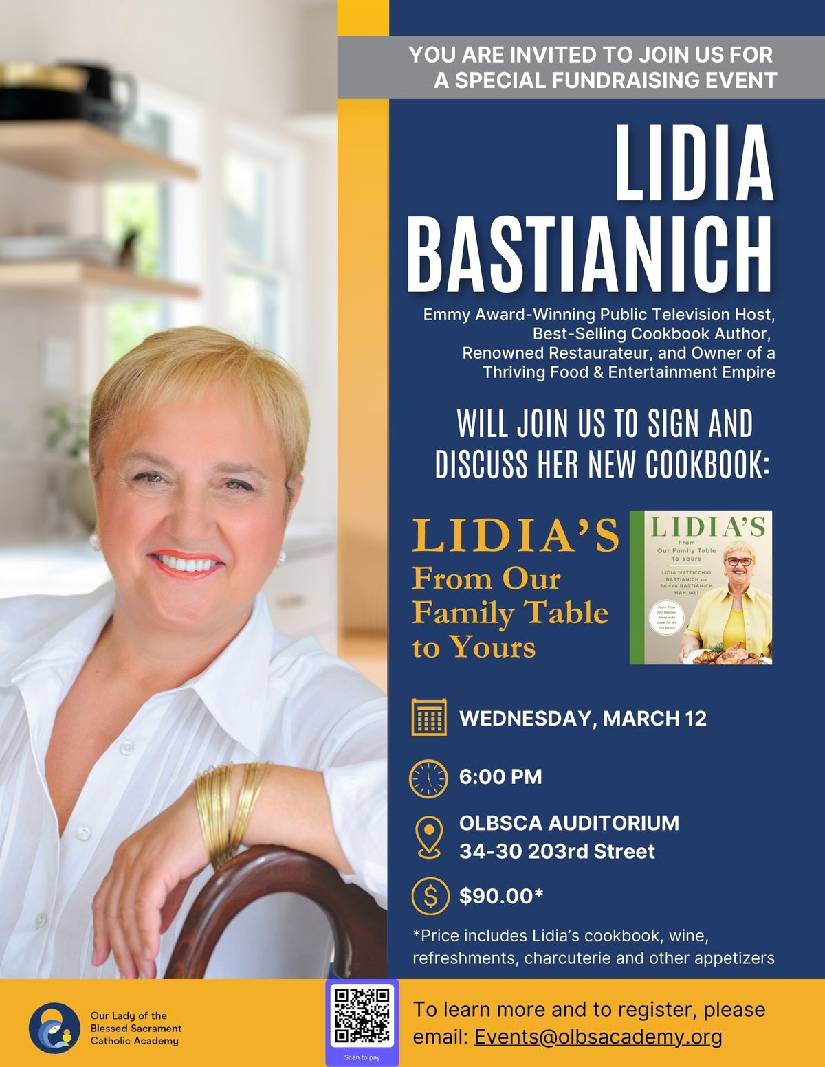 An Evening with Lidia Bastianich