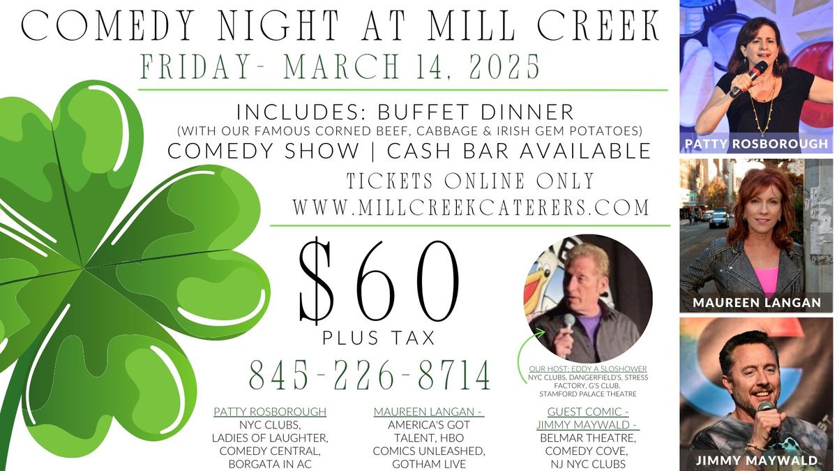 Mill Creek Caterers Comedy Night Dinner & Show