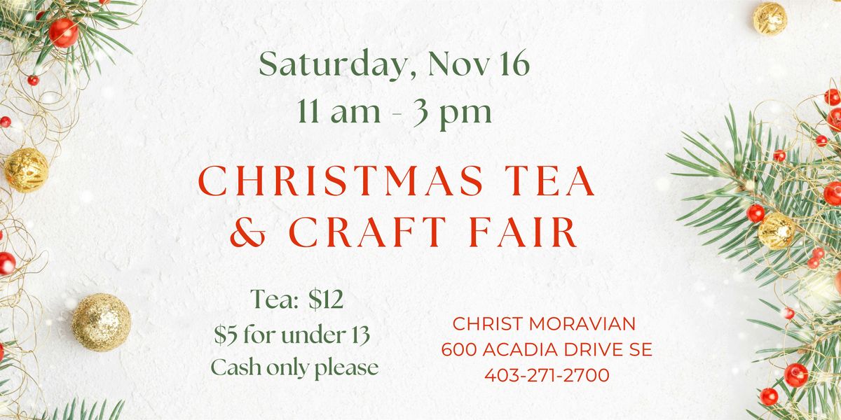 Christmas Tea and Craft Fair