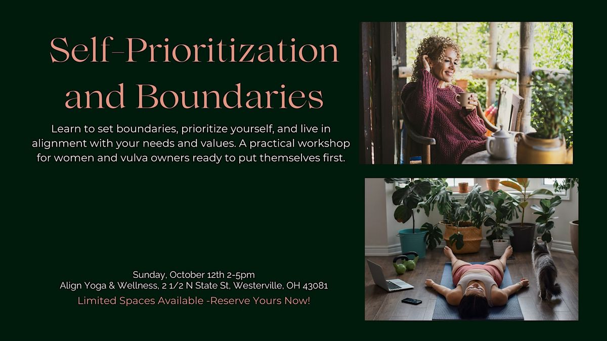 Self-Prioritization and Boundaries