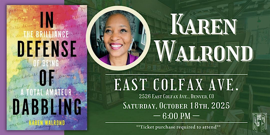 Karen Walrond Live at Tattered Cover Colfax