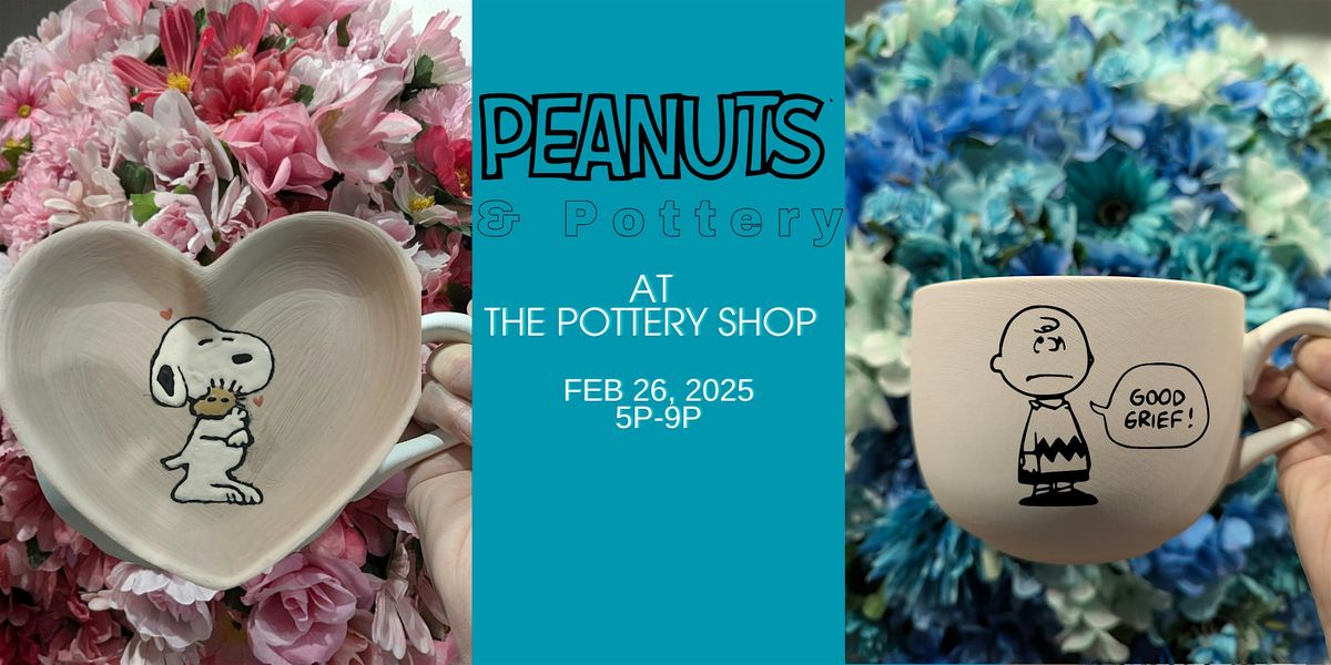 Peanuts & Pottery at The Pottery Shop