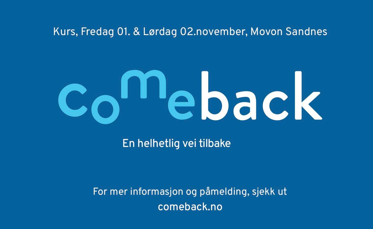 Comeback Movon 1. og 2.november 2024