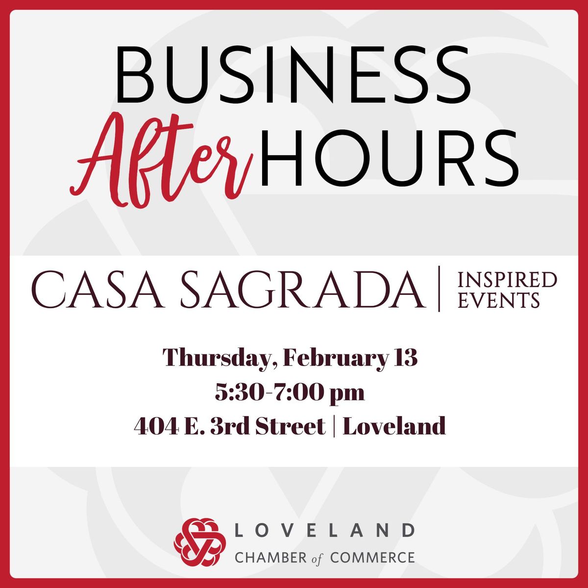 Business After Hours Casa Sagrada 