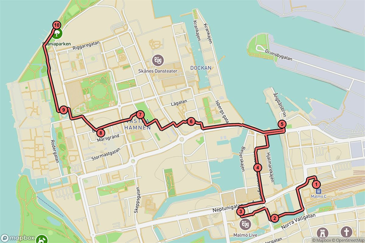 Malmo Audio Tour: Urban Tides and Timeless Treasures Tour