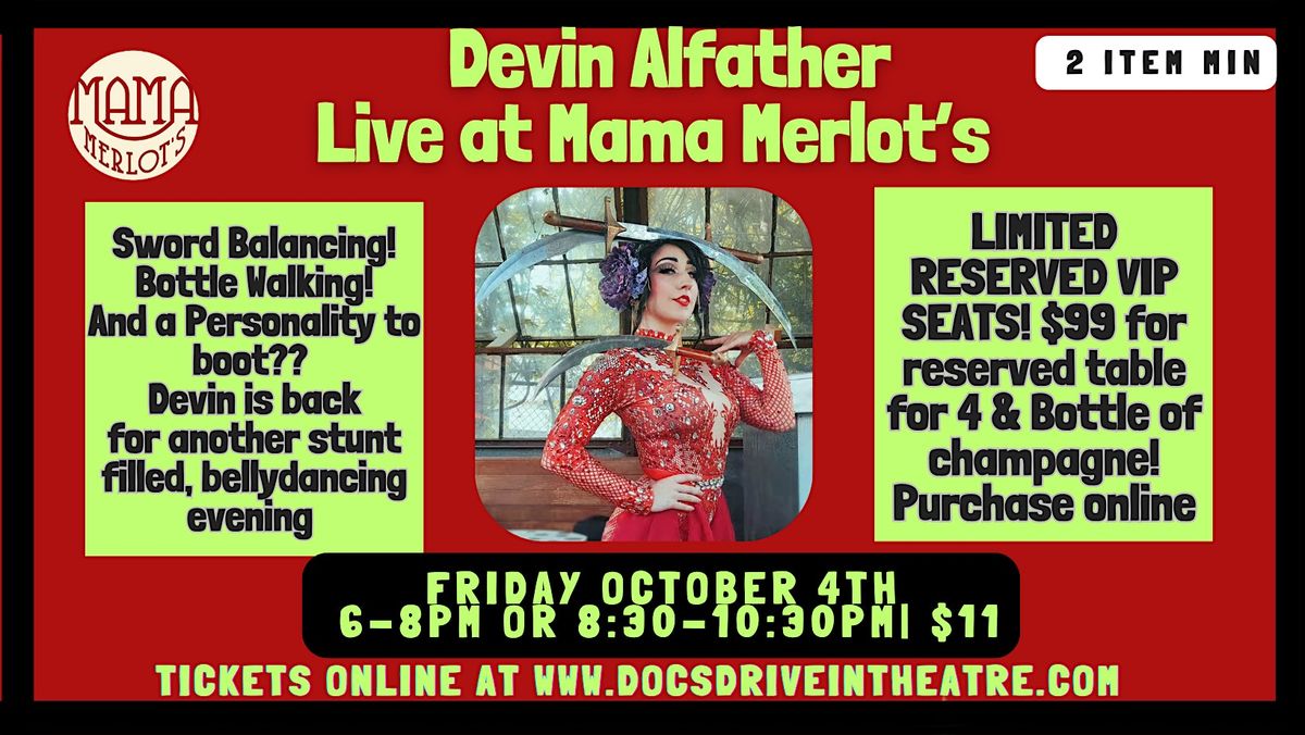 Bellydancing & More: Starring Devin Alfather at the Speakeasy