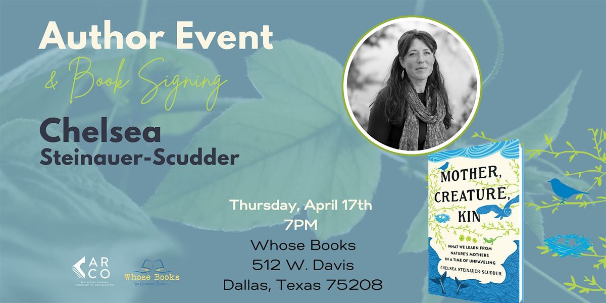 Author Event: Chelsea Steinauer-Scudder