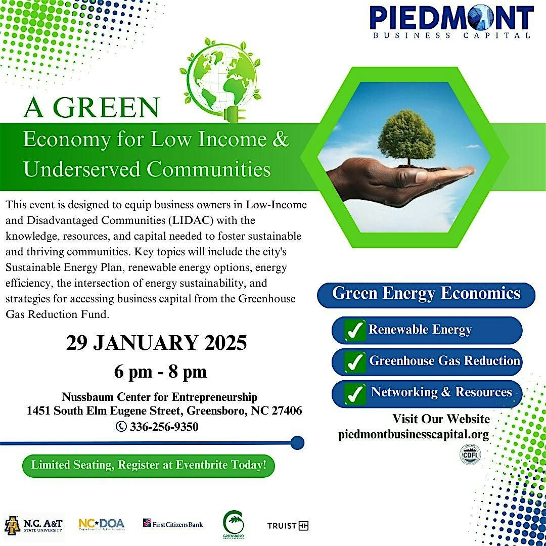 A Green Economy for Low Income and Underserved Communities