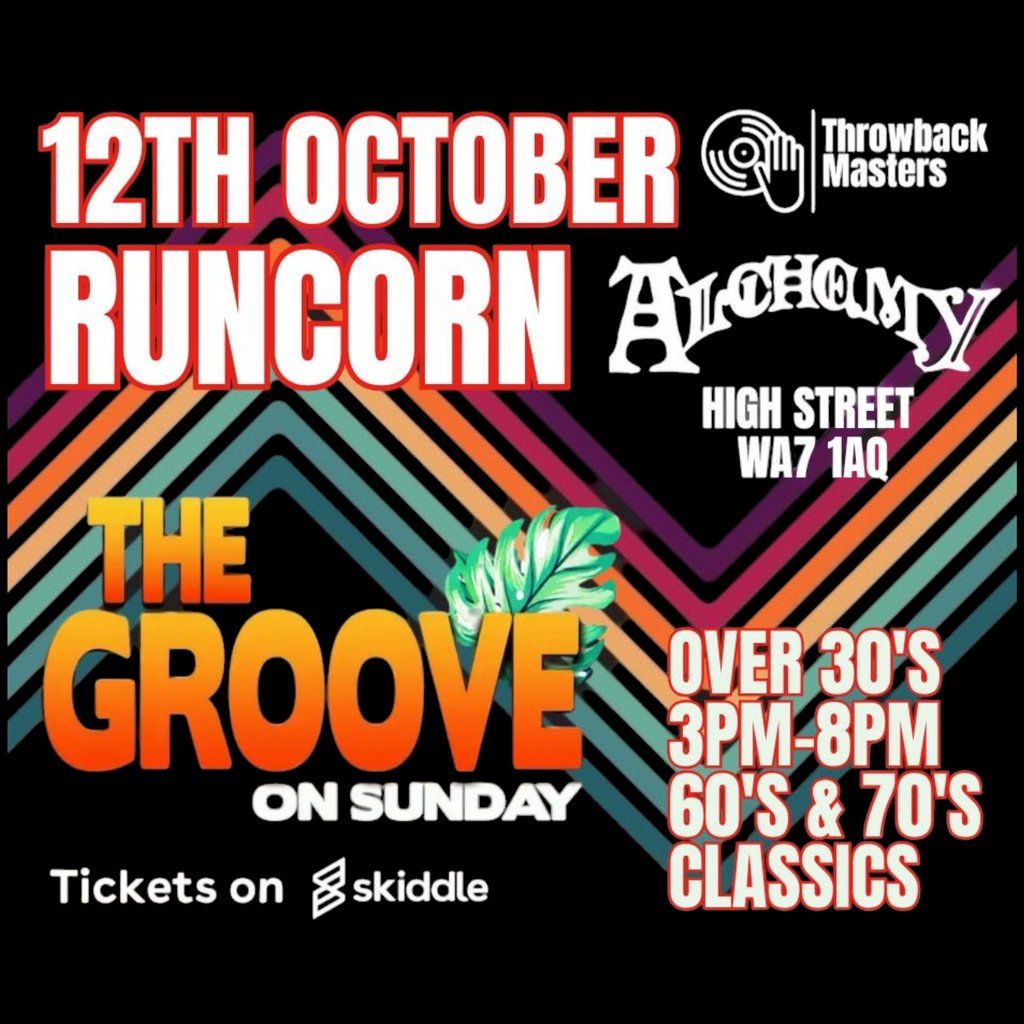 Throwback Masters Runcorn Groove on Sunday 60s 70s for over 30s