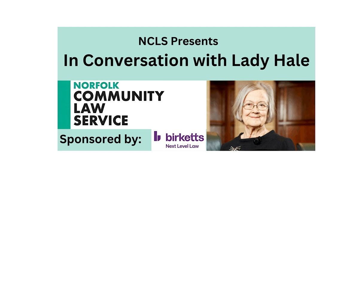 NCLS presents... In conversation with Lady Hale