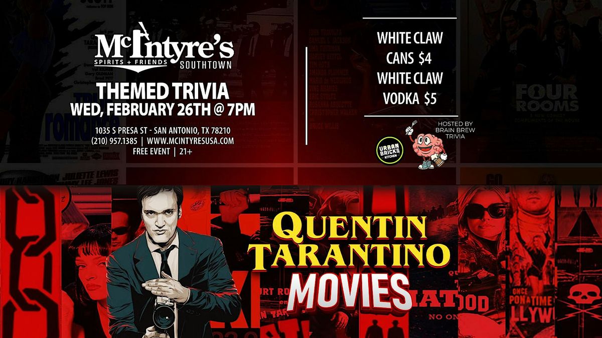 Quentin Tarantino Movies Themed Trivia