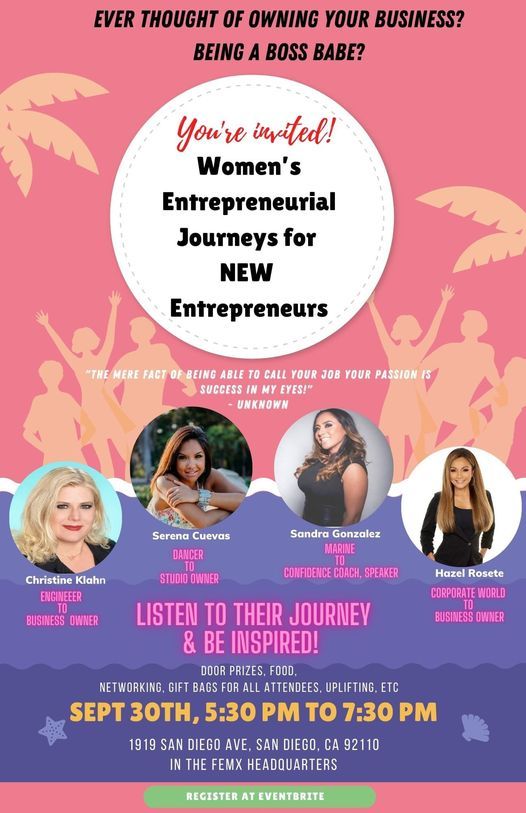 Women's Entrepreneurial Journeys for New Entrepreneurs