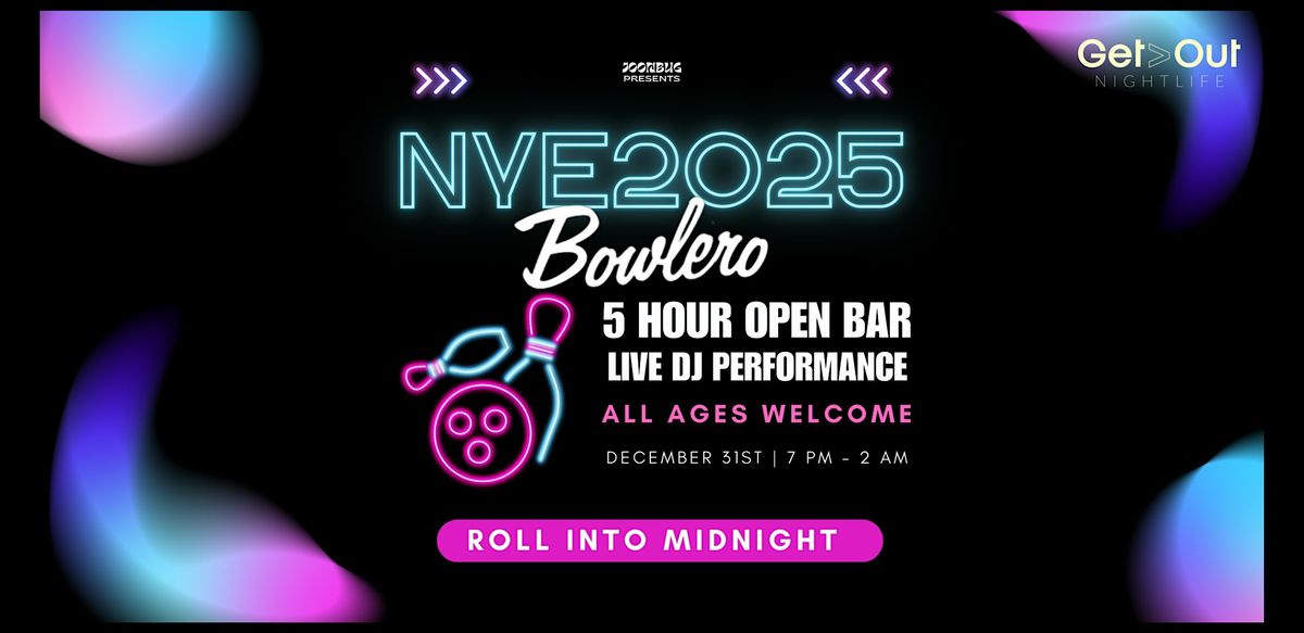 All Ages New Years 2025 - Celebration at Bowlero