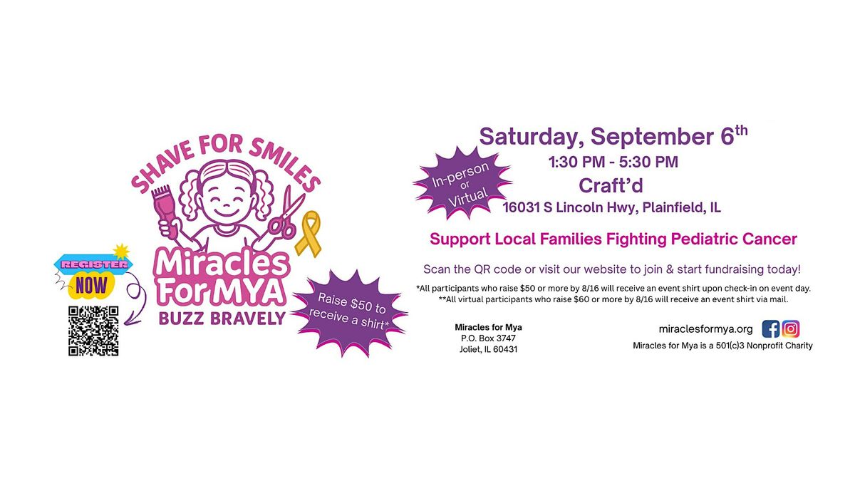 Miracles for Mya - Shave for Smiles