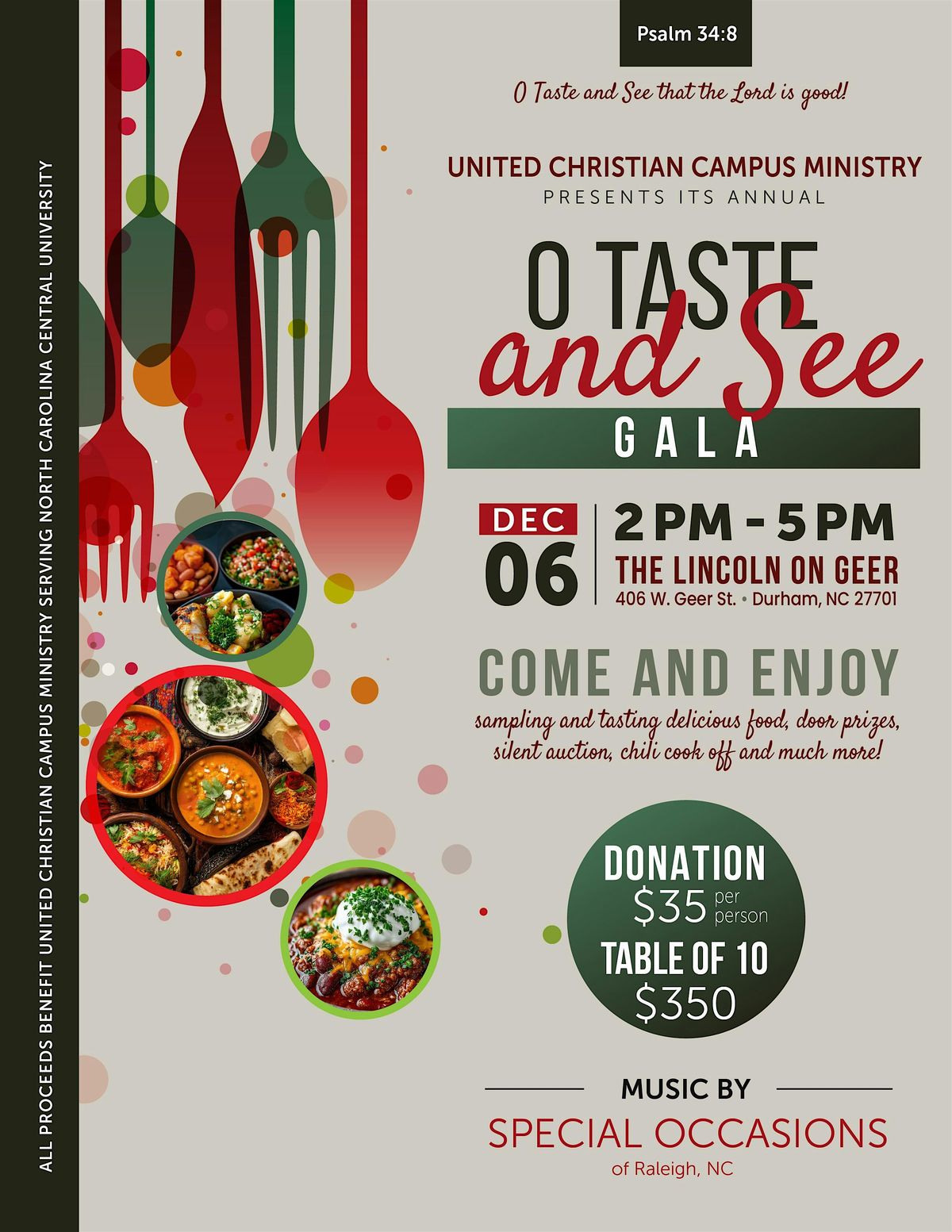 O Taste And See Gala