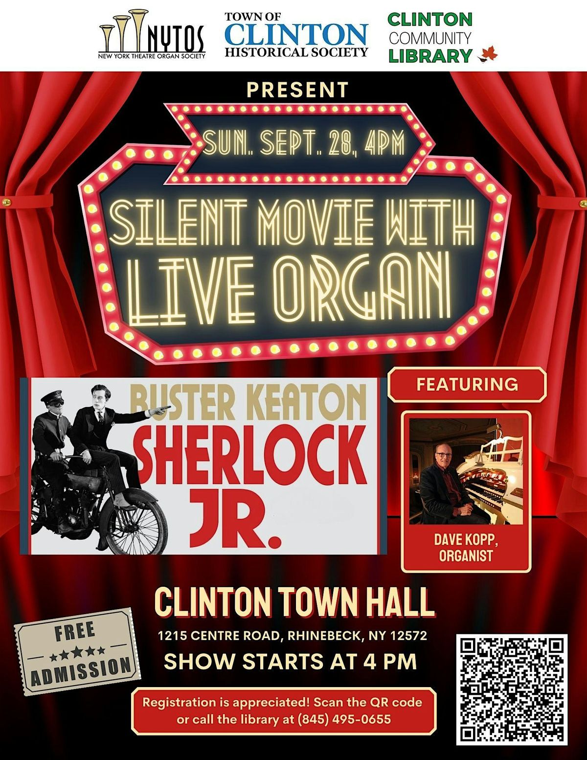 Silent Movie with Live Organ Accompaniment