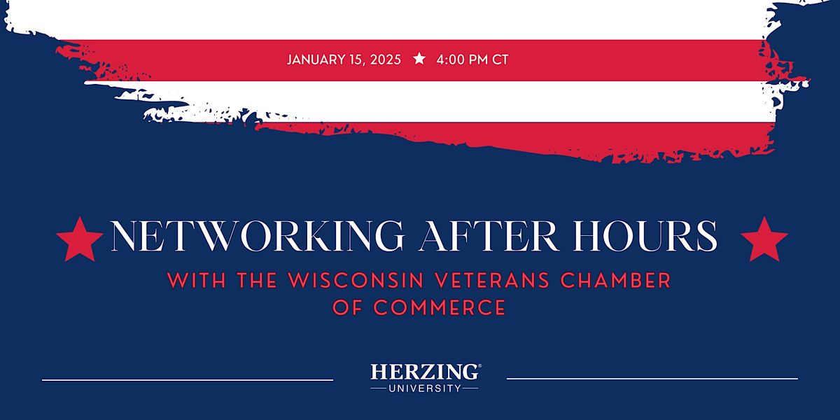 Networking After Hours with the Wisconsin Veterans Chamber of Commerce