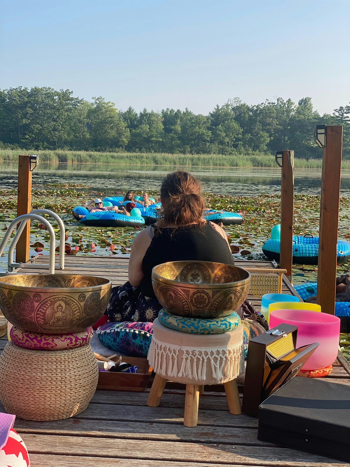 Floating Sound Bath at Oakhenge \u2013 2-for-1 Summer Tuesdays!