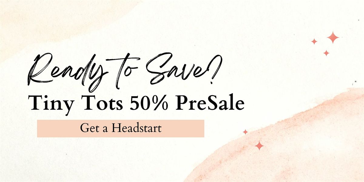 50% OFF PRESALE