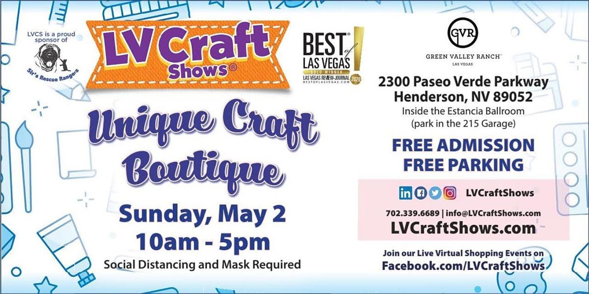 Unique Craft Boutique At Gvr Green Valley Ranch Resort Spa And Casino Henderson 2 May 2021