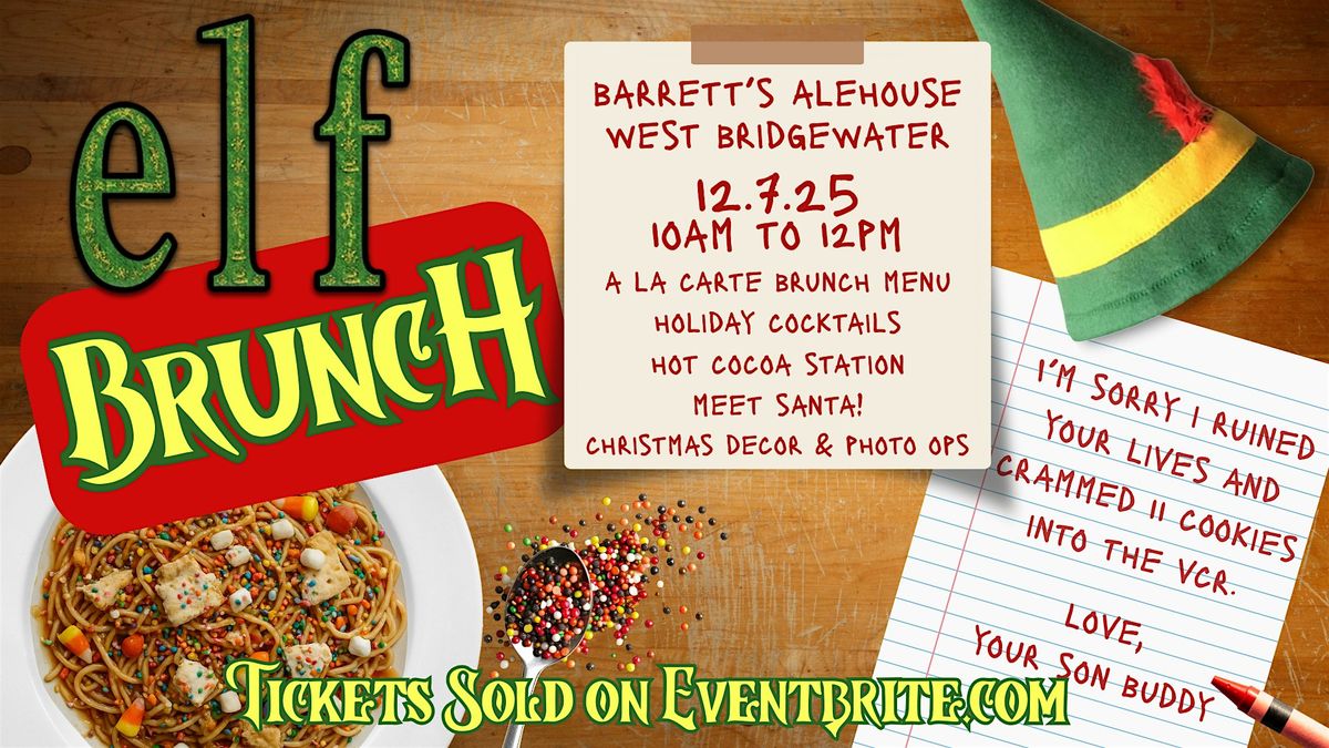 Elf Brunch at Barrett\u2019s Alehouse West Bridgewater!