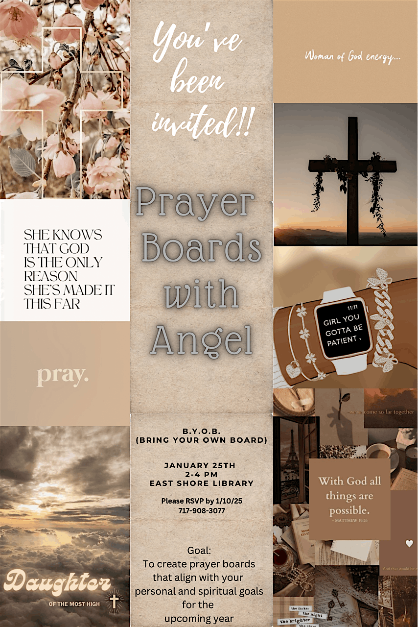 *Free* Prayer Board Event- BYOB Bring Your Own Board