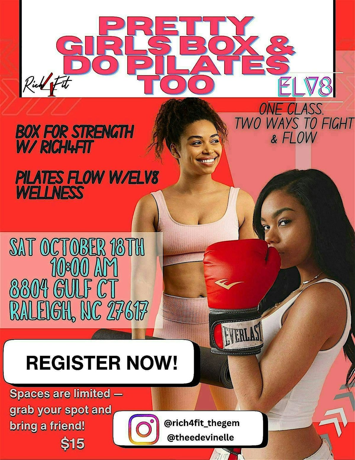 PRETTY GIRLS BOX & DO PILATES TOO!