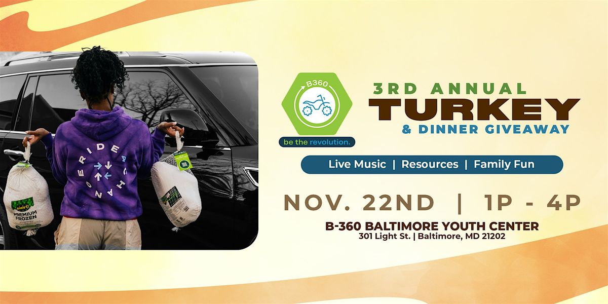 B-360 Thanksgiving Turkey Giveaway