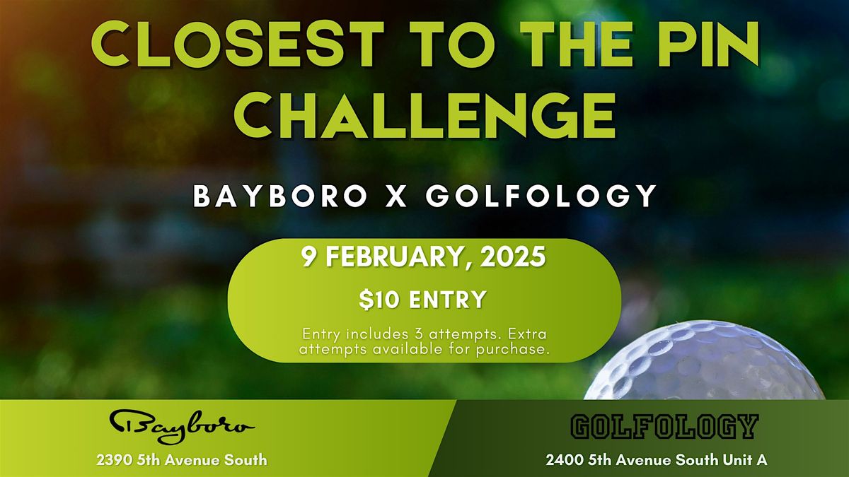 Closest to the Pin Challenge with Bayboro x Golfology