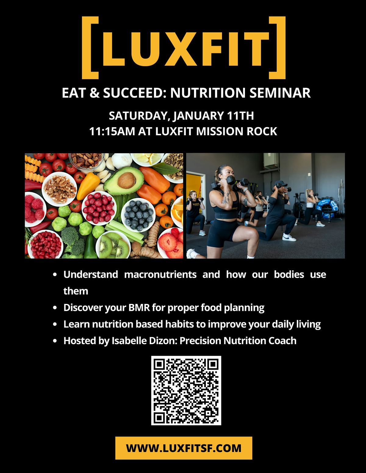 Eat & Succeed: Nutrition Seminar