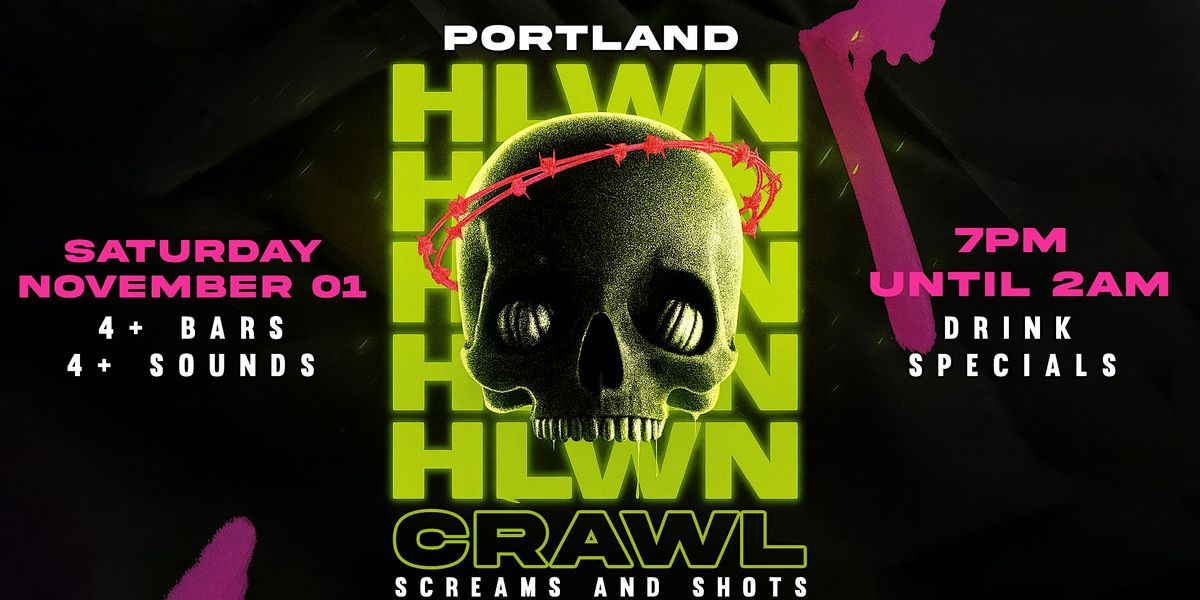 Screams & Shots Halloween Bar Crawl 2025 | Portland
