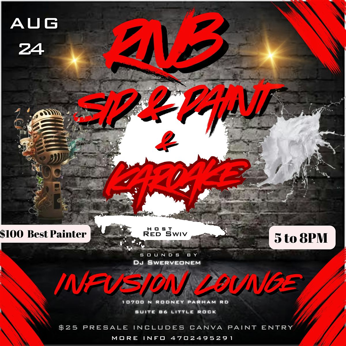 Rnb Sip & Paint Karaoke